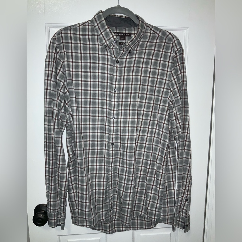 Michael Kors Button Down Long Sleeve Shirt